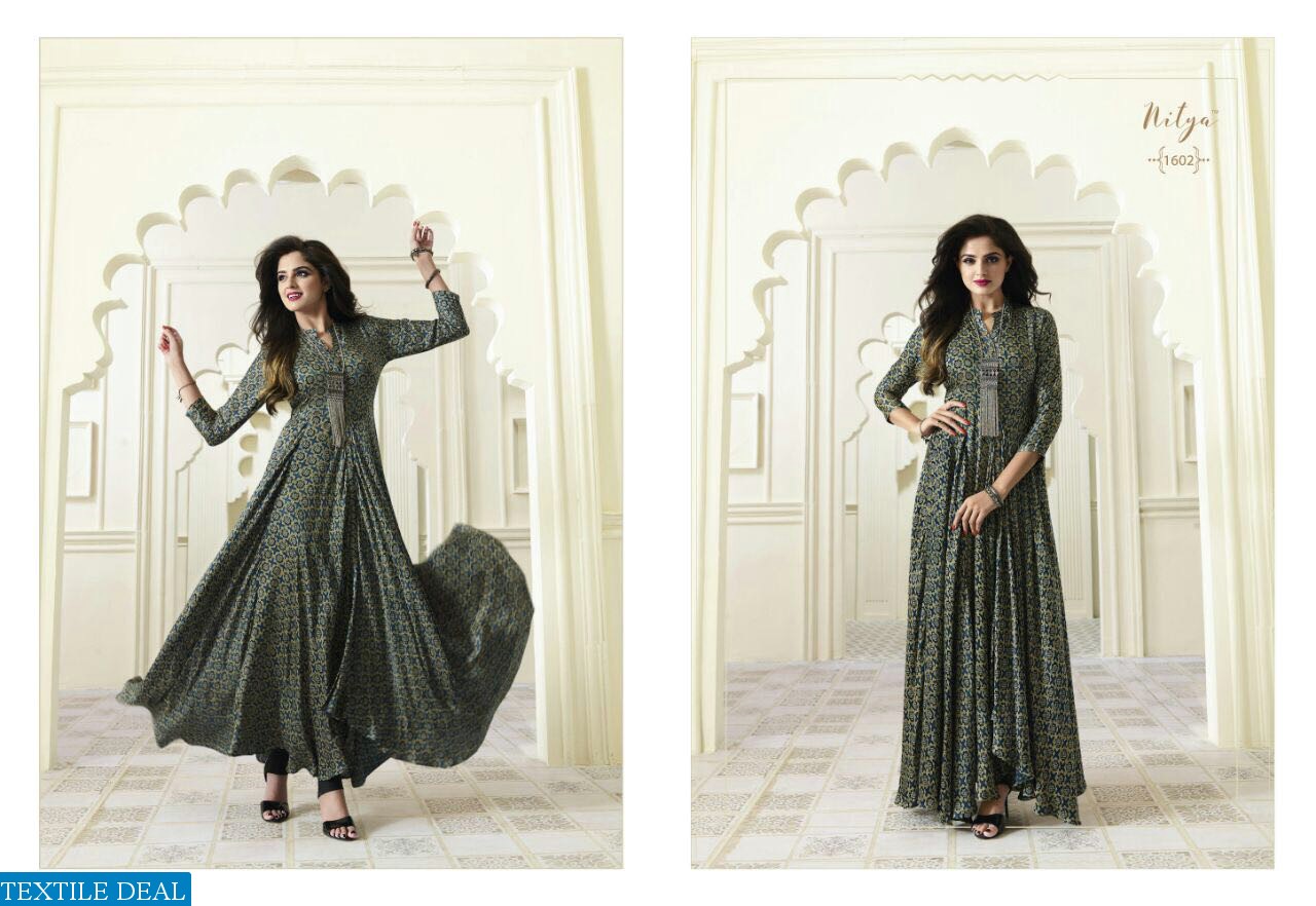 LT nitya Kurtis 1601 Series Ready made anarkali kurtis